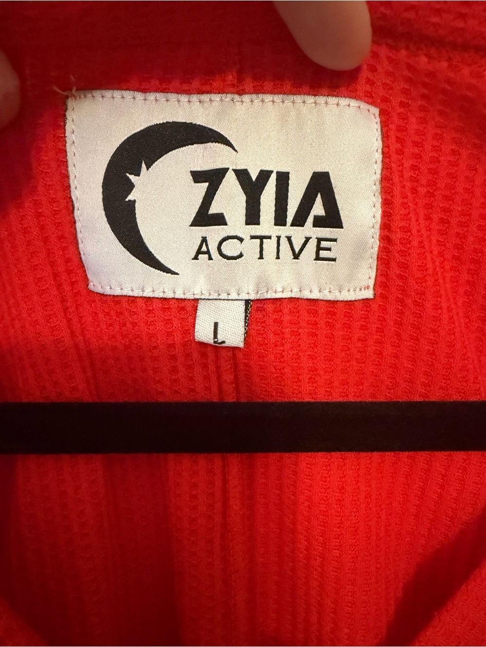 Zyia Active Waffle Knit Thermal Top - Picture 6 of 6